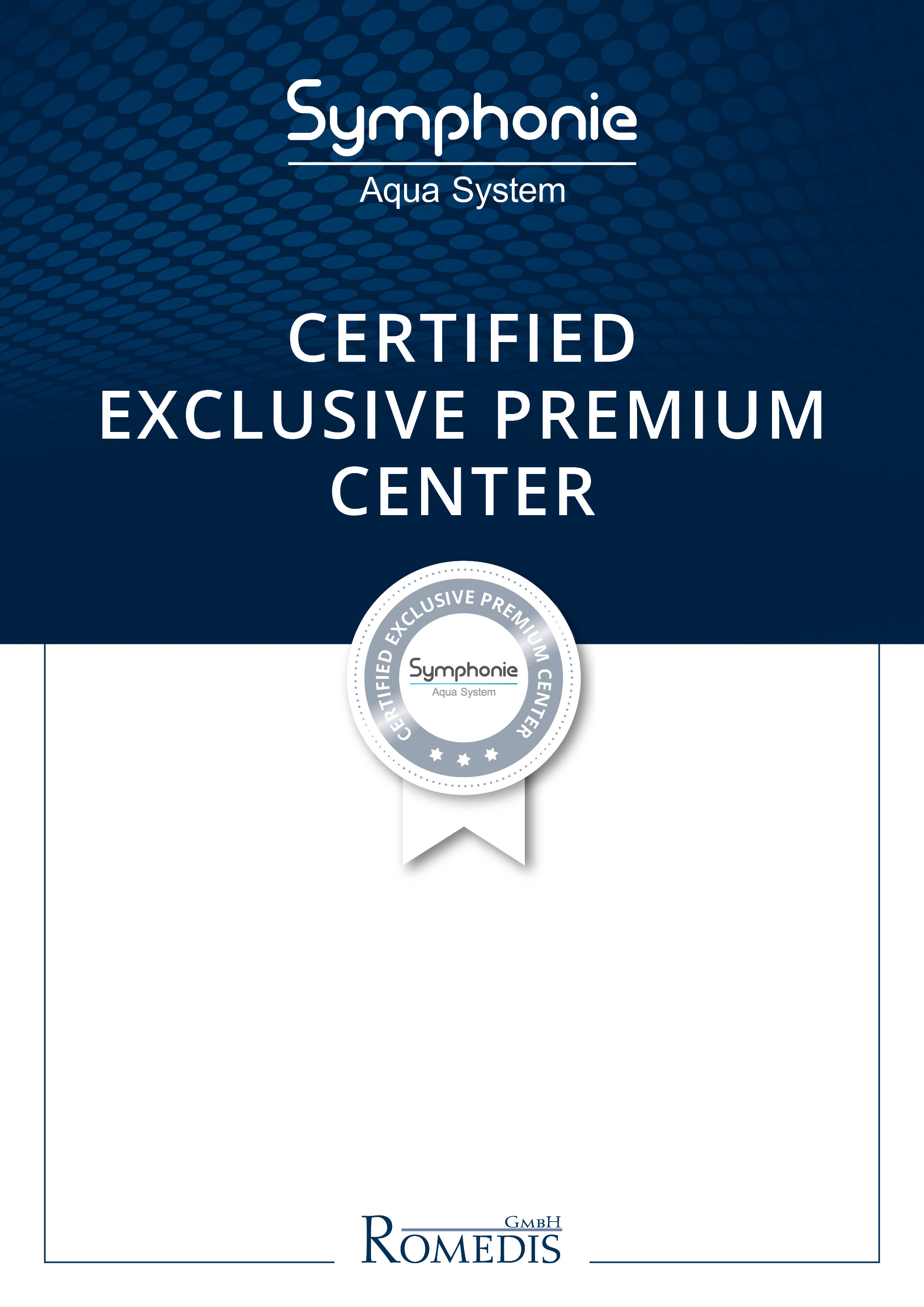 Award - Exclusive Premium Center!